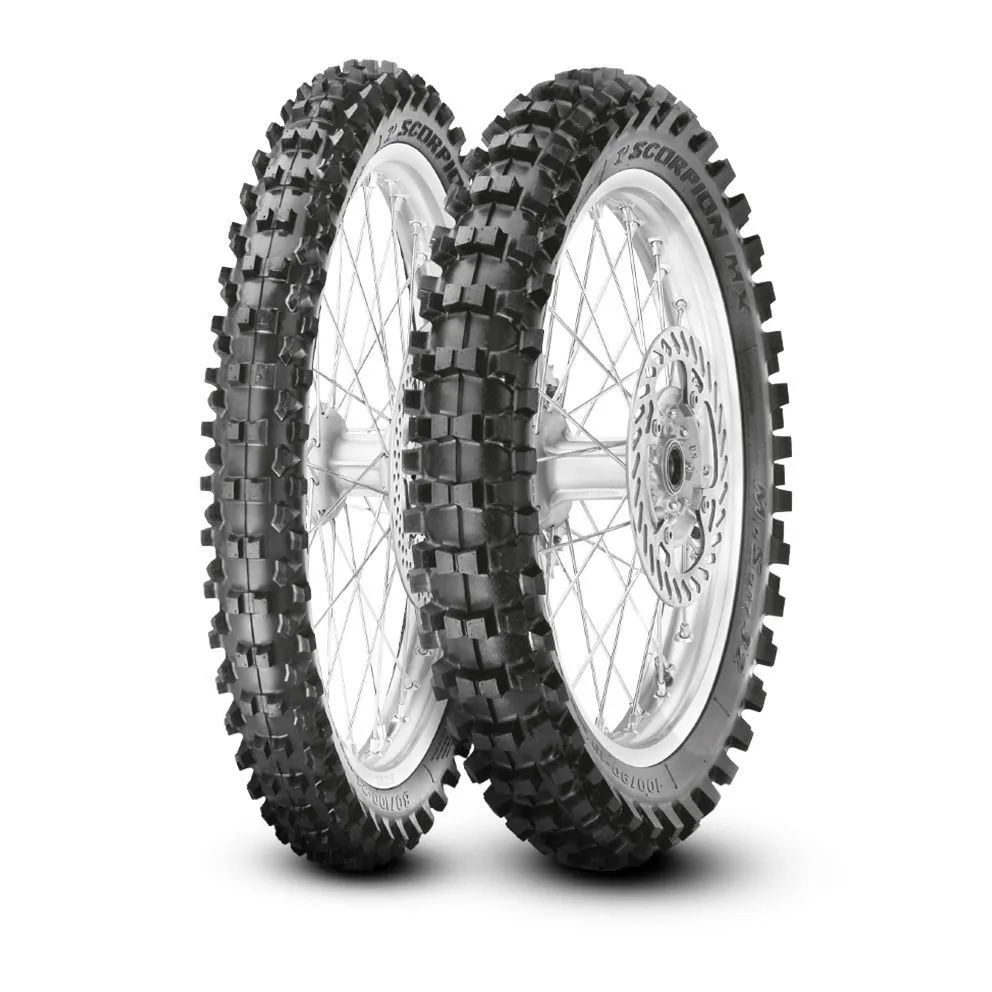 Мотошина Pirelli Scorpion MX32 Mid Soft NHS 80/100 R12 50M Rear Wheel (заднее колесо)